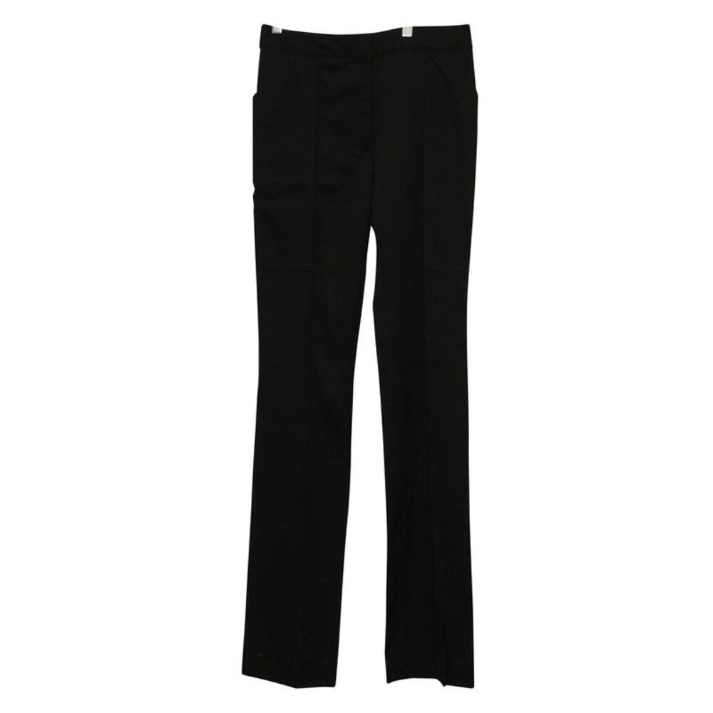 Stella McCartney Straight Leg Pants in Black Wool
